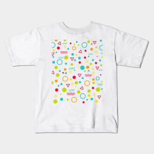 Patrón geométrico colorido Kids T-Shirt